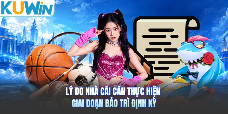Lý do nhà cái cần thực hiện giai đoạn bảo trì định kỳ